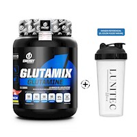Glutamina Energy Nutrition Glutamix Glutamine 500G Fruit Punch + Shaker