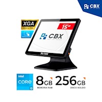 TERMINAL DE VENTA CBX EPOS-6520P 15" INTEL CORE i3-6010U 8GB/256GB SSD/TOUCH/ Wifi - BLACK.