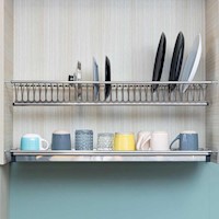 Escurridor de vajilla de acero inoxidable para módulo de 60 cm Más Casa Perú