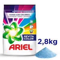Detergente en Polvo Ariel Revitacolor 2.8kg