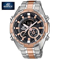 Reloj Casio Edifice ERA-600SG-1A9V Digital Analogico Termometro Acero Inoxidable