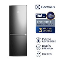Refrigeradora Bottom Freezer Electrolux ERB162HB 166 Lts Negro