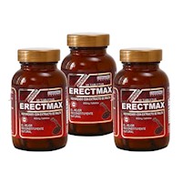 Potencializador Maca Negra con Huanarpo Macho Erectmax Pack 3 Frascos