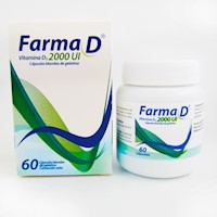 Farma D3 2000Ui Capsulas Blandas - Frasco 60 UN