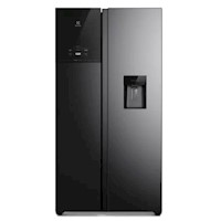 Refrigeradora Electrolux 611LT AutoSense SBS Frost Free ERS65F2P5BB Black
