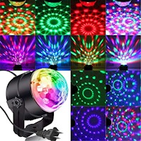 Mini Proyector de Luces Rítmicas RGB Bola Psicodélica