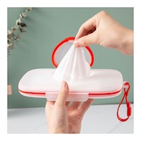 Porta Paños de Estuche Corazon Rojo