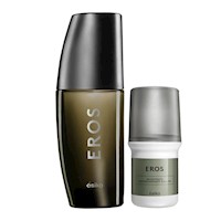 Eros Colonia de Hombre con Deo roll on Esika