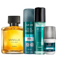 Vanilla Hombre EDT de Hombre con Deo Roll on Spray y Refresh