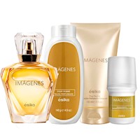 Imágenes Perfume de Mujer con Deo Talco y Locion Perfumada