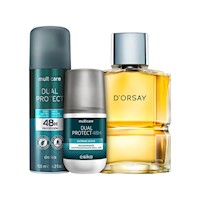 Dorsay Perfume con Deo Spray y Roll on Masculino