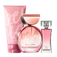 Bela perfume de mujer con mini y locion perfumada esika