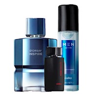 DORSAY Inspire Perfume de Hombre con Mini y Refresh