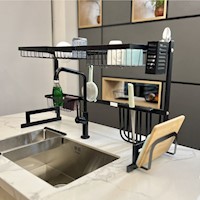 Escurridor multifunción color negro Más Casa Perú