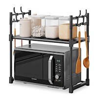 Estante Organizador 2 Niveles de Cocina para Microondas NG GQ8