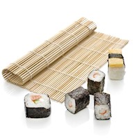 Esterilla De Bambu Delgado 1pza Bamboo Sushi Mat