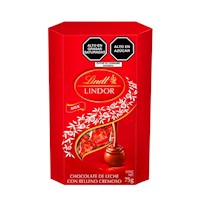 Estuche de bombones Lindor Cornet Lindt milk 75g. Suiza