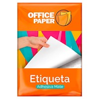 Etiqueta Mate 180g por 25 Hojas A4