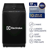 Lavadora Inverter Electrolux 17KG EWIJ17F2XSYB Negro