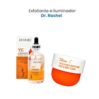 Exfoliante e Iluminador + Serum Vitamina C - Dr. Rashel