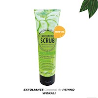 GEL EXFOLIANTE ROSTRO Y CUERPO DE PEPINO  WOKALI