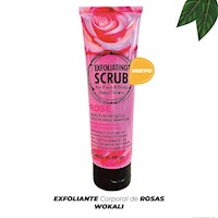 GEL EXFOLIANTE ROSTRO Y CUERPO DE ROSA WOKALI