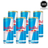 Packx6 Red Bull Energizante Sin Azucar 250 Ml