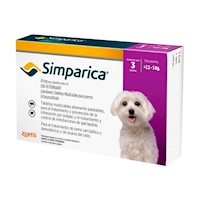 Simparica 10 Mg Perros 2.5 - 5Kg Simparica 3Tab