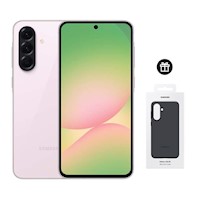 Celular Samsung Galaxy A56 256GB Light Pink + Case Negro