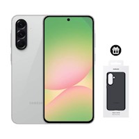 Celular Samsung Galaxy A56 256GB Gray + Case Negro