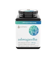 Suplemento de Ashwagandha Youtheory para Gestionar el Estres - 150 Cap