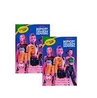 Packx2 Libro para colorear Crayola K-Pop Demon Hunter