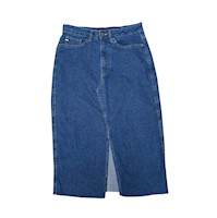 Falda Larga Vaquera Tommy Hilfiger Azul