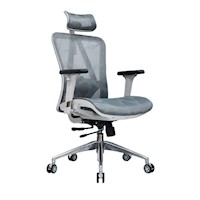 Silla de Oficina Ergonomica Levis Plus Presidente Gris Slider Alta Ofideas