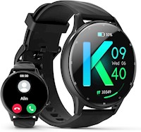 RELOJ INTELIGENTE KUMI GW5 PANTALLA AMOLED DE 1,43 PULGADAS - NEGRO