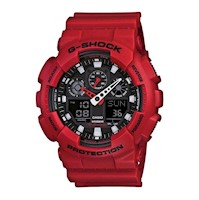 Reloj G-SHOCK GA-100B-4A Resina Hombre Rojo