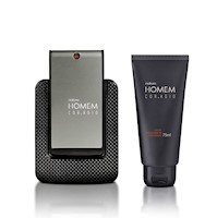 Homem Coragio Perfume de Hombre con Gel de Afeitar