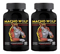 Pack 02 Frascos Macho Wolf Maca Works 60 Capsulas