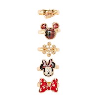 Set de anillos Minnie Mouse para niñas