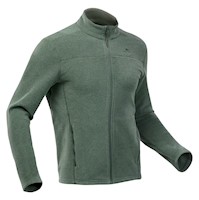 Casaca Polar de montaña y trekking Hombre Quechua MH120 - Verde