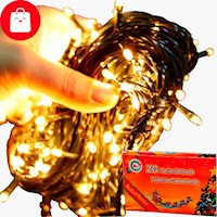 Tira de 100 luces led de Navidad  para decorar Árbol navideño