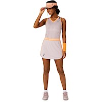 Falda ASICS Match Skort Blanco Mujer