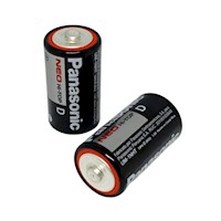 Pilas D Panasonic 1.5V Zinc Carbón Linterna Juguetes Radio Etc