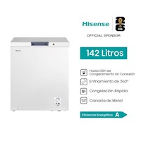 Congeladora Hisense 142LT FC185NW2A Blanco