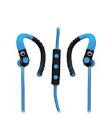 Audífono deportivo Fiddler bluetooth con microfono - azul