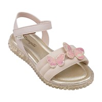 Sandalia casual para niña 123177 NUDE/OURO