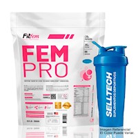 Proteína Fitfem Fem Pro 3kg Vainilla + Shaker