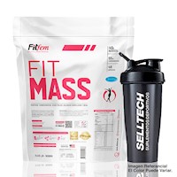 Proteína Fitfem Fit Mass 5kg Vainilla + Shaker