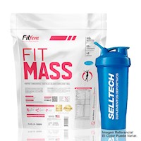 Proteína Fitfem Fit Mass 5kg Chocolate + Shaker