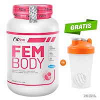 PROTEÍNA FEMBODY 1500 GRAMOS FITFEM VAINILLA MÁS OBSEQUIO